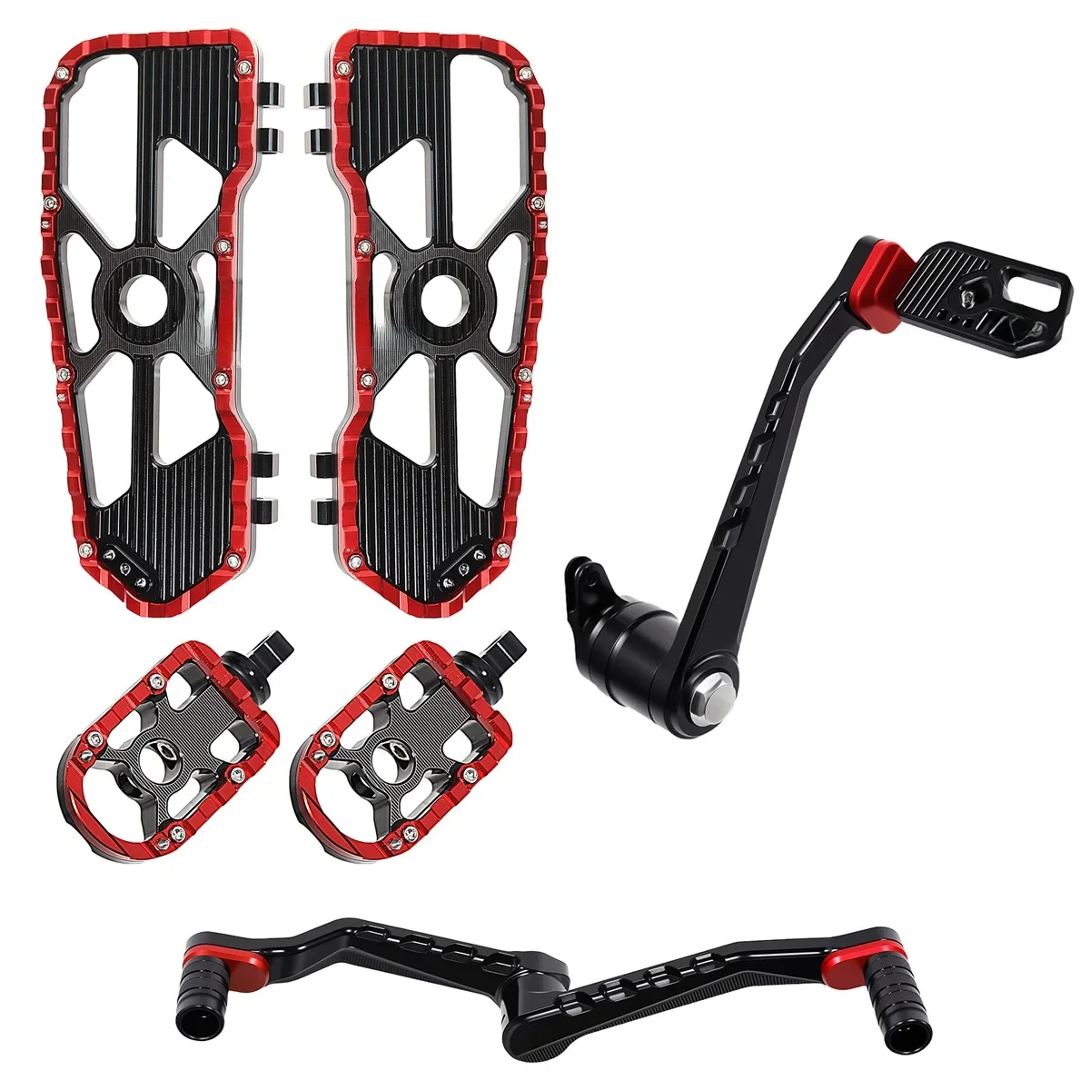 Motorrad-Dielen, Fußrasten-Shifter, Bremsarm-Hebelsätze für Harley 2014–2025, Touring Street Road Glide FLHX FLTRX ST 117 121,