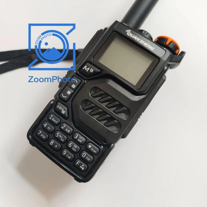 UV-K5 Portable Walkie Talkie, One Key Frequency Matching AM/FM 50 - 599 Receiving, 3-Band Transmission