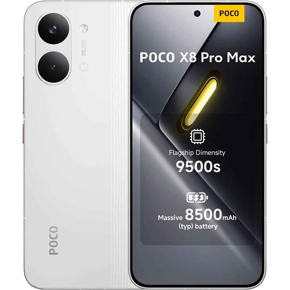 XIAOMI POCO X8 Pro Max, teléfono inteligente 5G, versión global, 12 GB + 256 GB/512 GB, procesador MediaTek Dimensity 9500s, pantalla