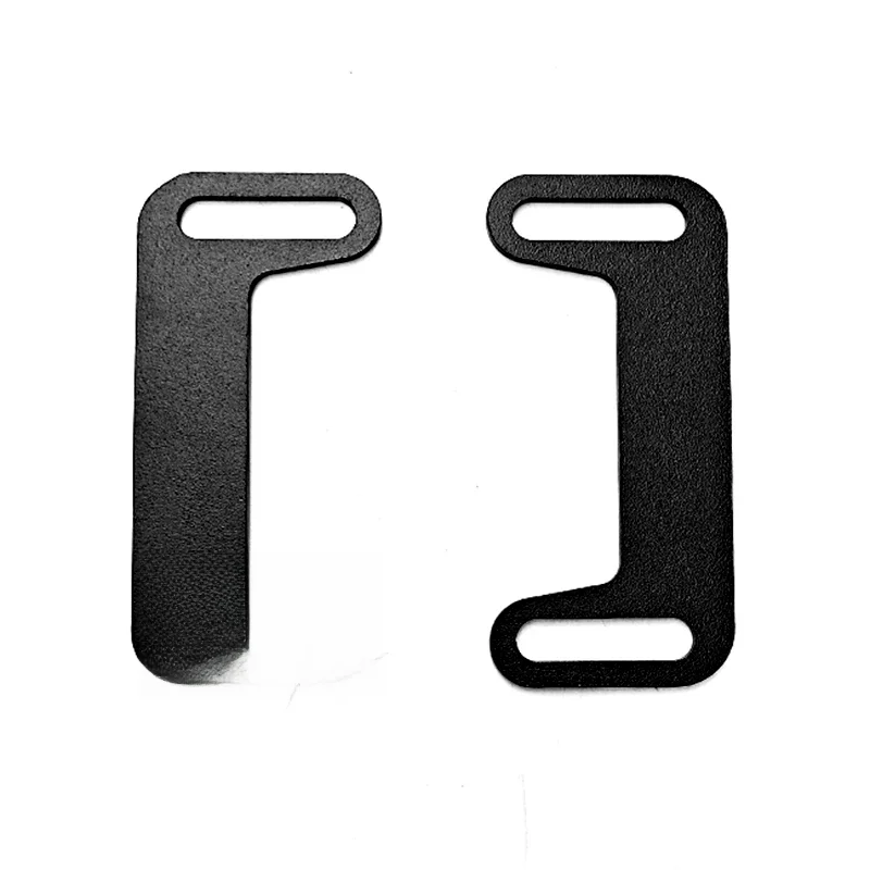 HCMT – ensemble de supports d'échappement réglables noirs, centre de votre échappement avec sacs étirés et extension de garde-boue, convient pour Harley Touring