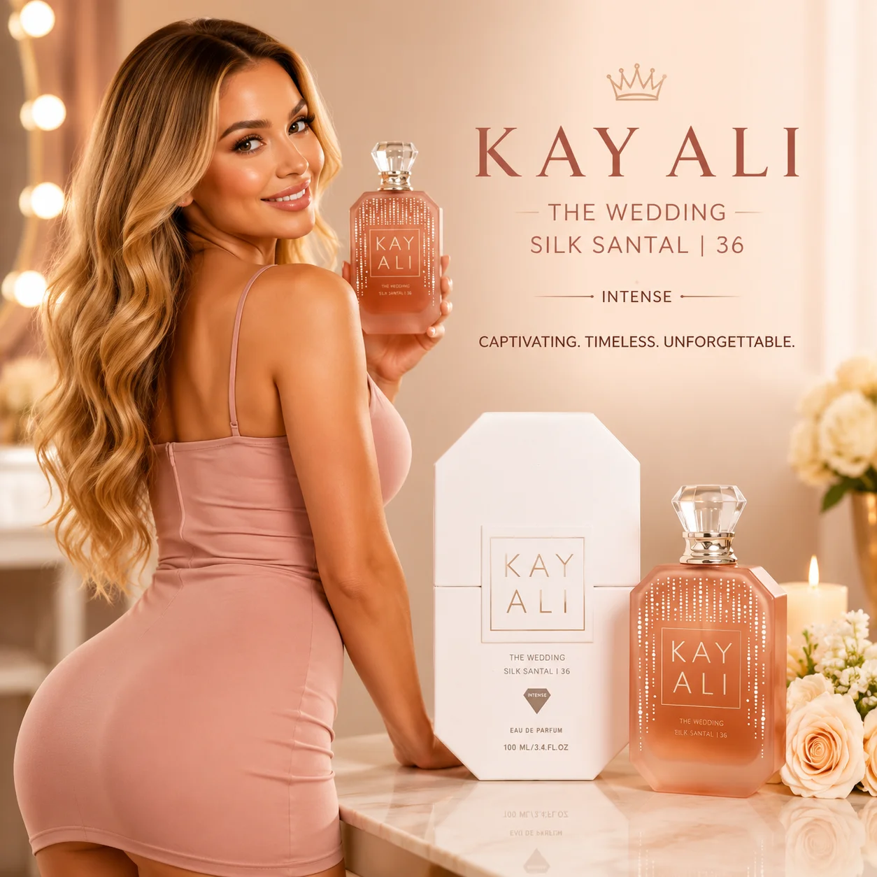 KAYALI The Wedding Silk Santal 36 100ml EDP - Intense Woody Vanilla Perfume - Long Lasting Sandalwood Amber Fragrance for Women