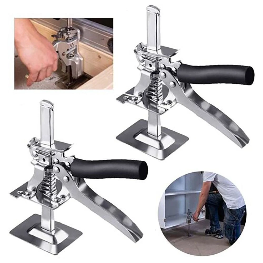 1PC Labor Saving Arm Brick Lifter Hand Lifting Home Tool Door Cabinet Jack Clamp