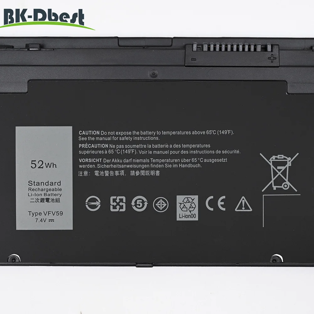 Imagem -02 - Bateria do Portátil Substituição para Dell Latitude Ultrabook Notebook Bk-dbest Vfv59 Dell Latitude E7240 E7250 F3g33 Kwffn J31n7 451-bbfw 451-bbft 451-bbft