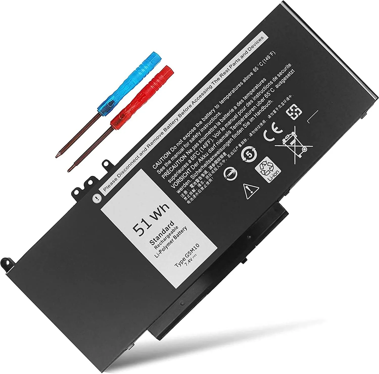 

New 51Wh OEM G5M10 Battery for Dell Latitude E5450 E5550 Notebook 15.6" WYJC2 8V5GX G5M10 7.4V 51Wh battery replacement