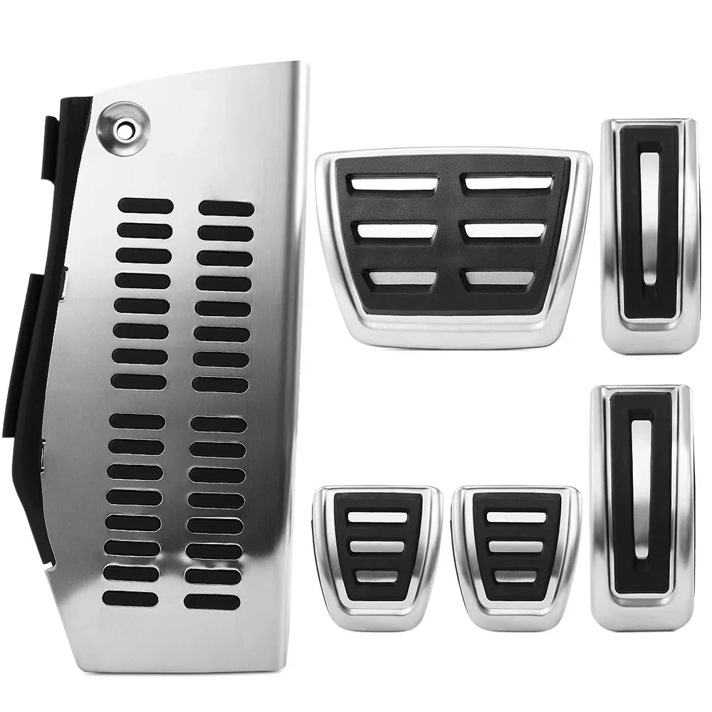 Pédales de voiture LHD pour Volkswagen Polo VW Golf 4 Bora Beetle RSi GTI R32 pour Audi A3 8l siège repose pied à pédale morte en acier inoxydable