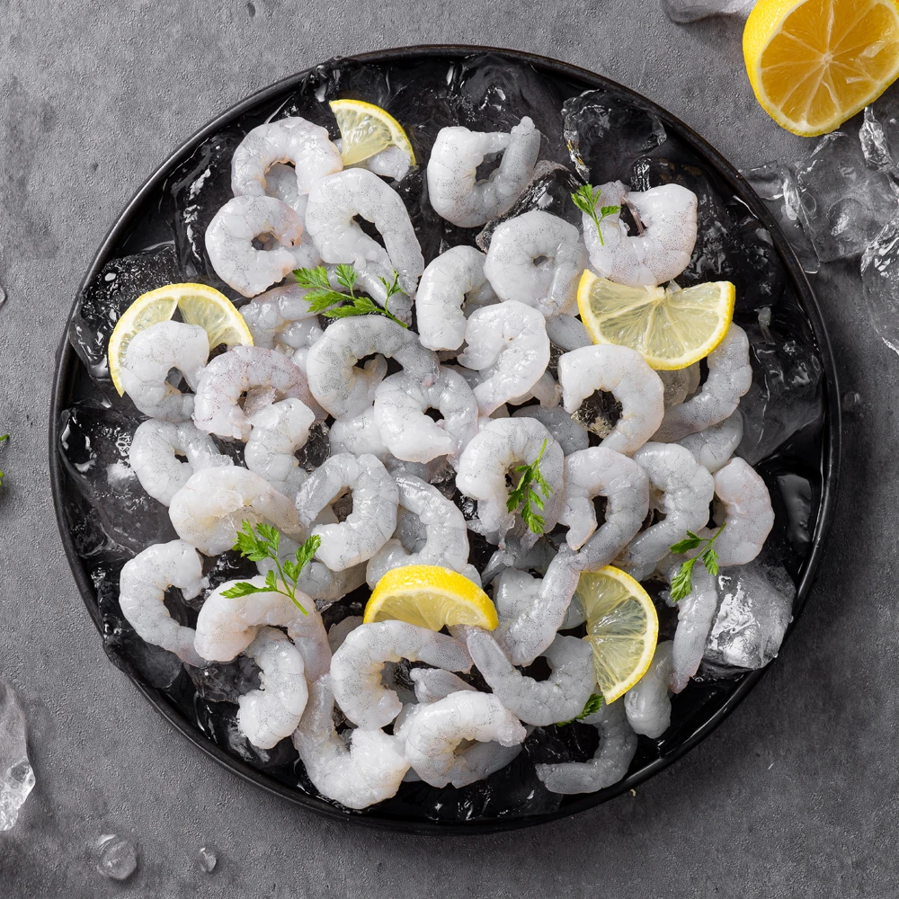 Carne de Camarón Fresca Congelada, Fácil de Comer, 500g, 1 Paquete, 2 Paquetes