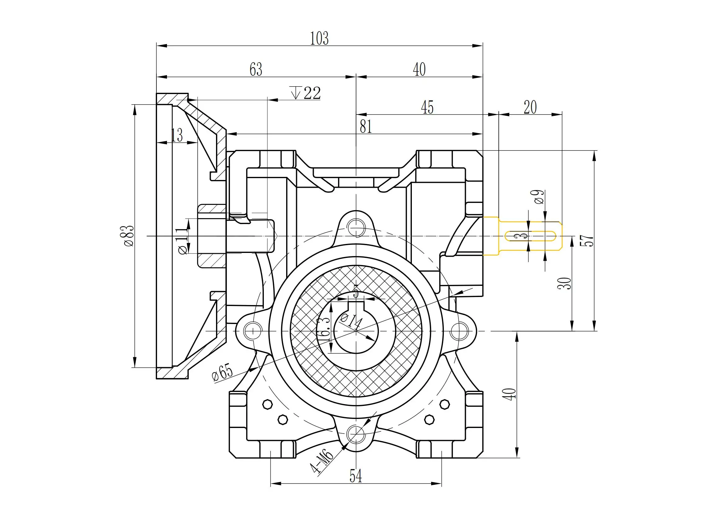 reductor-de-tornillo-sin-fin-cyrw030-vs-con-brida-redonda-56b5-56b14-63b5-63b14-orificio-del-eje-de-entrada-9-11mm-salida-14mm