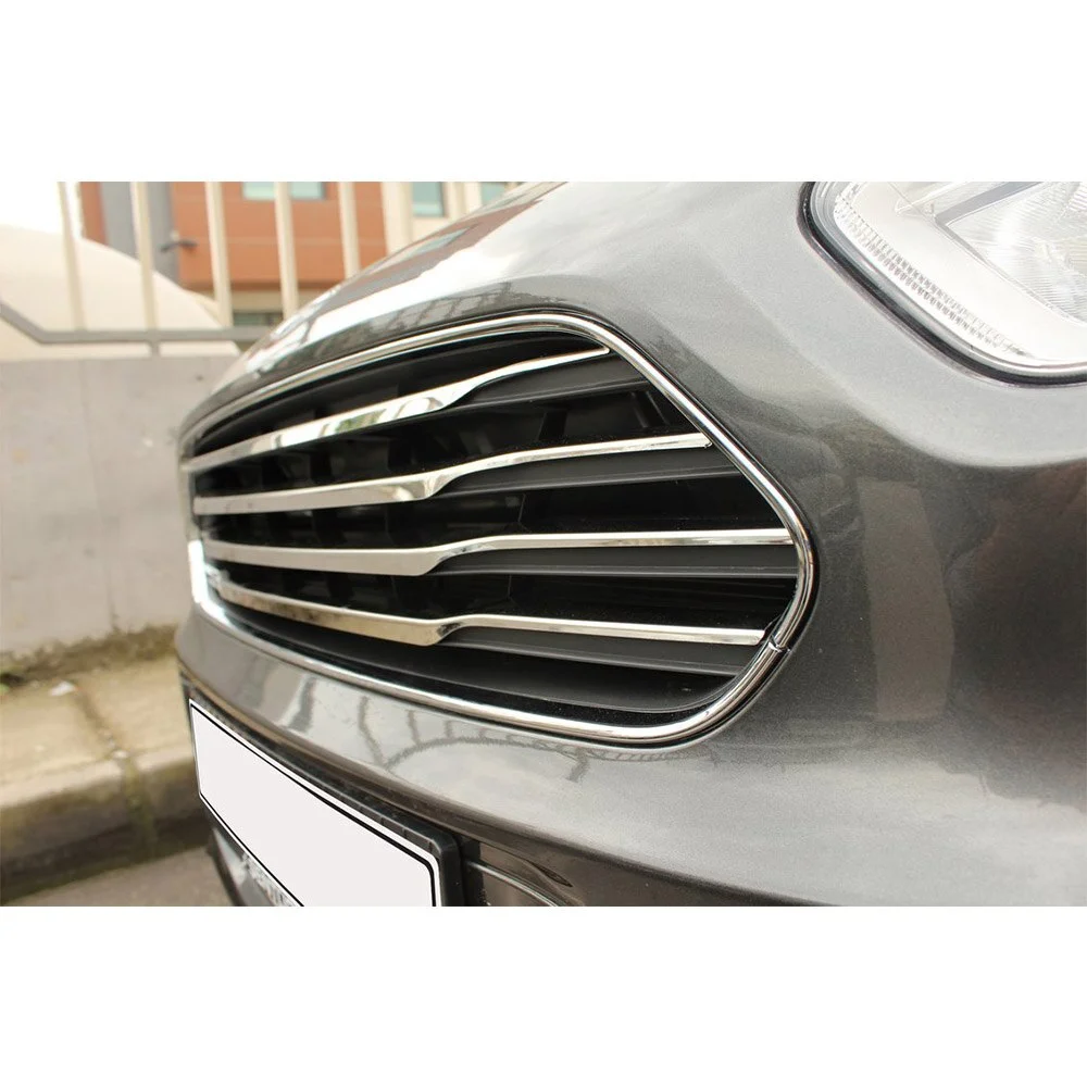 For 4 pieces Ford Courier chrome front grill. Between 2014-2017. Stainless steel. A + quality modified design affordable price