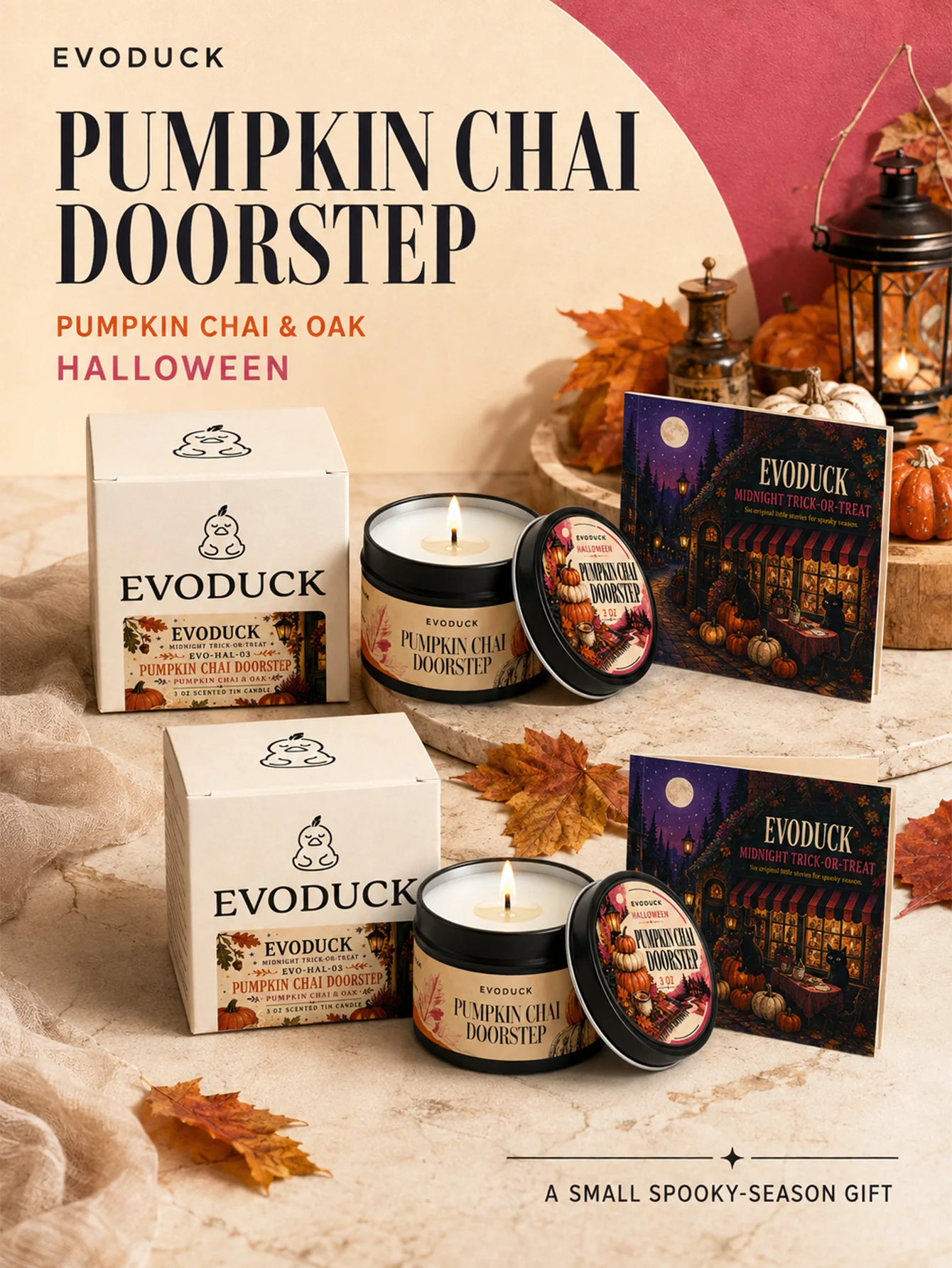 Pumpkin Chai Doorstep Scented - Home Fragrance Gift Set ulasan dan harga