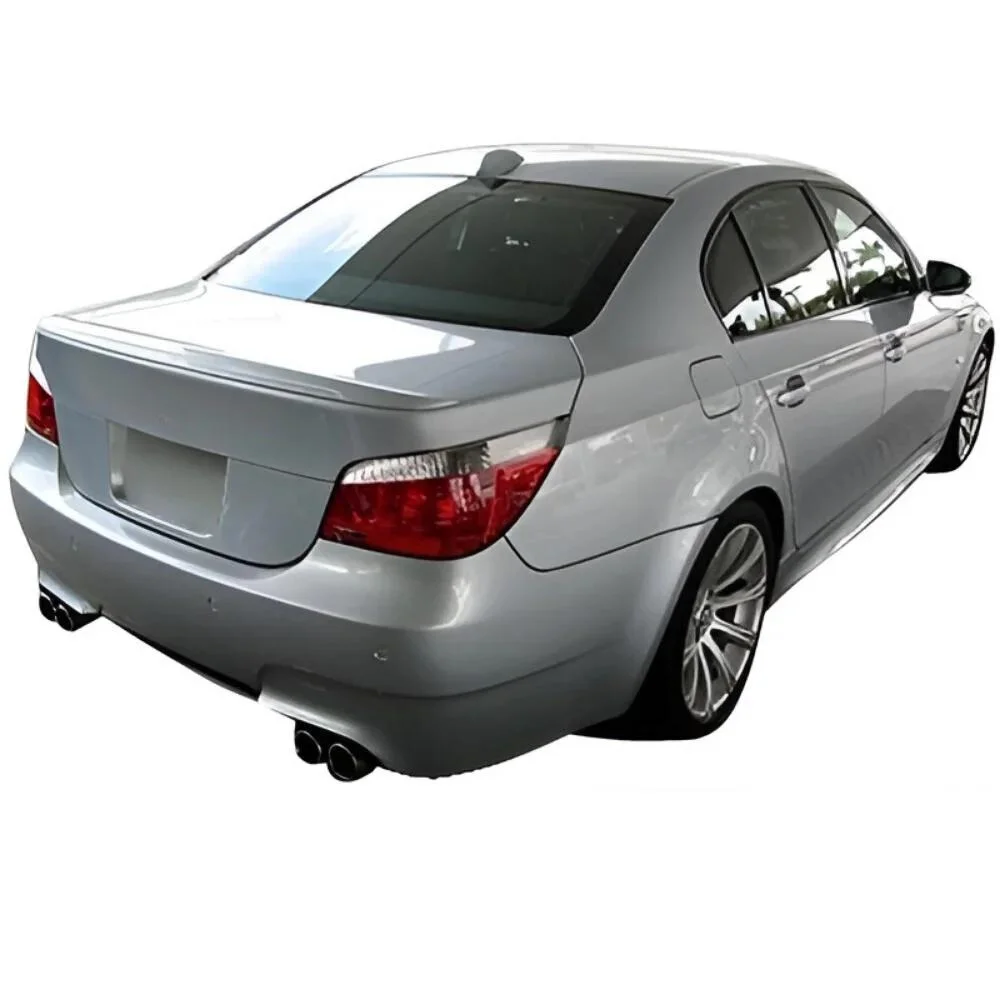 For BMW E60 Anatomical Spoiler Fiber Fiberglass Material Rear Roof Spoiler Wing Trunk Lip Car Styling Fully Compatible