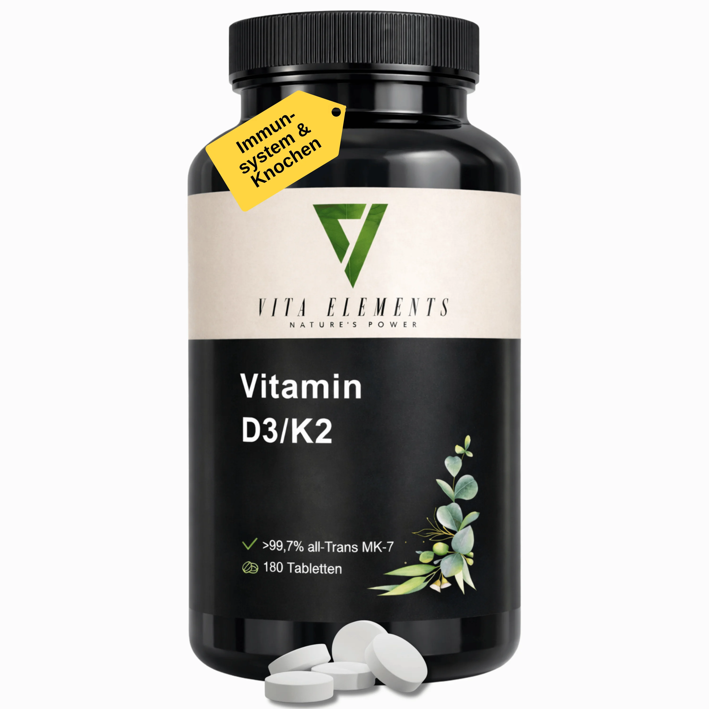 Vitamin D3 K2 Tabletten | Laborgeprüft in Deutschland …