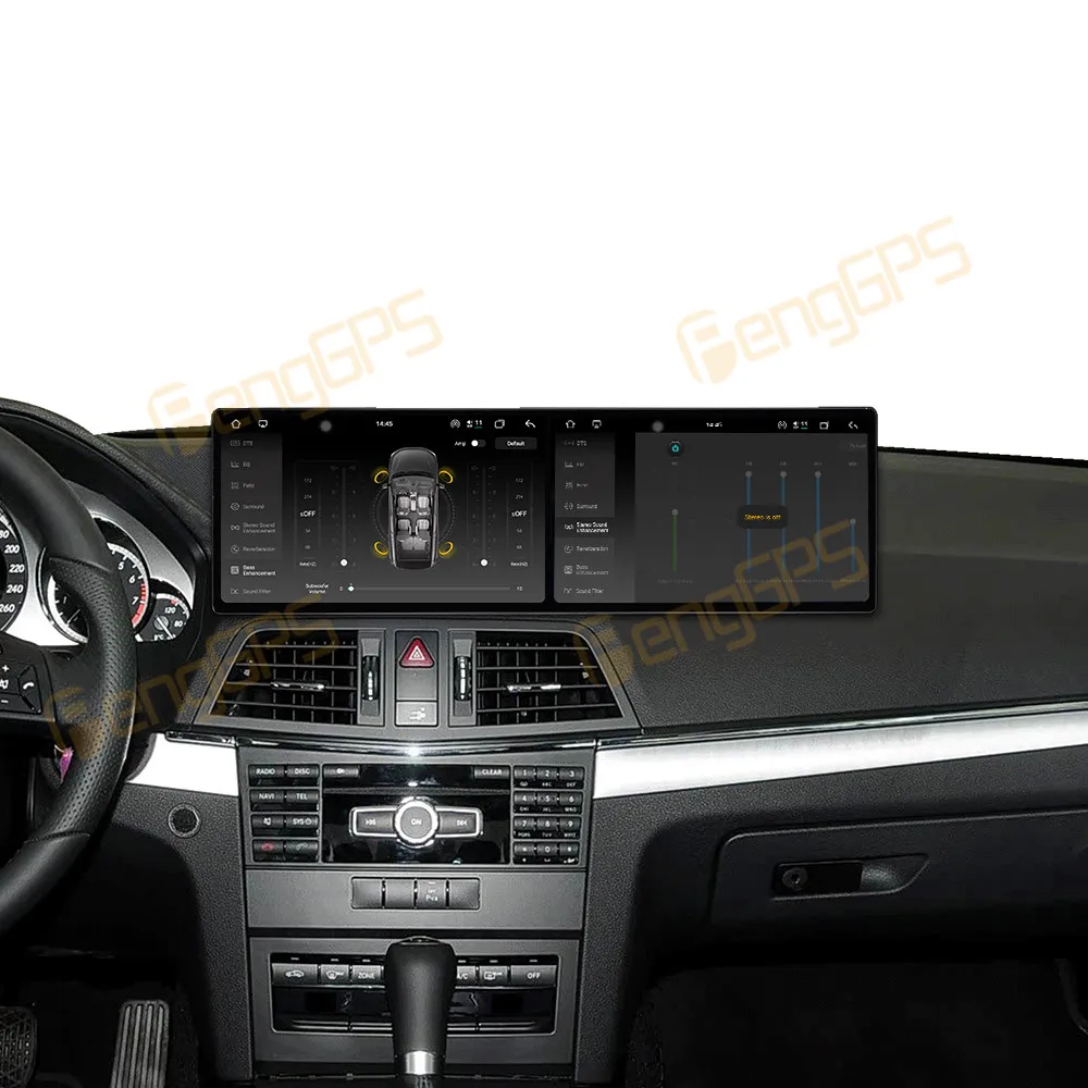 Dual Screen Android 15 Car Radio GPS Navigation For Mercedes-Benz E2-door Coupe W212 2012-2014 Multimedia Player Stereo Carplay view 4