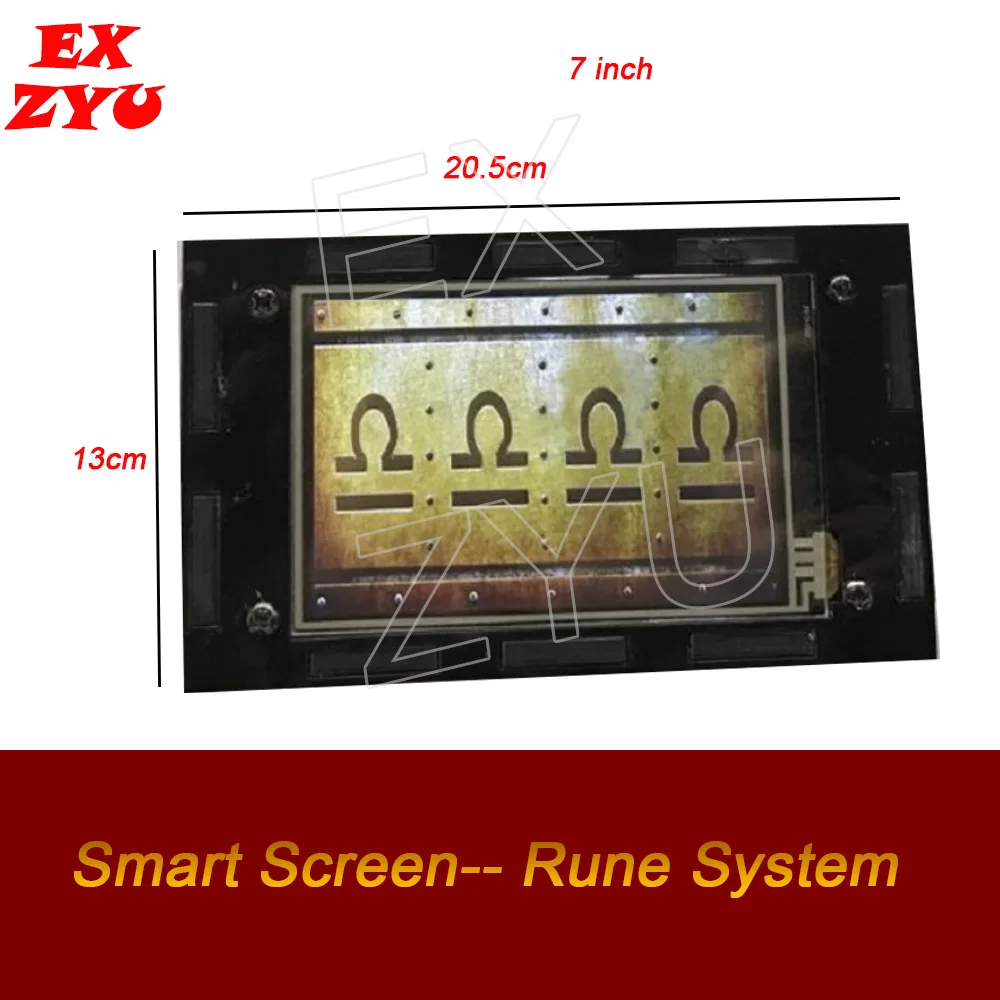 Escape game smart screen rune prop rune system Egypt Rune adjust 4 Runes to unclock escape room rune props  EX ZYU