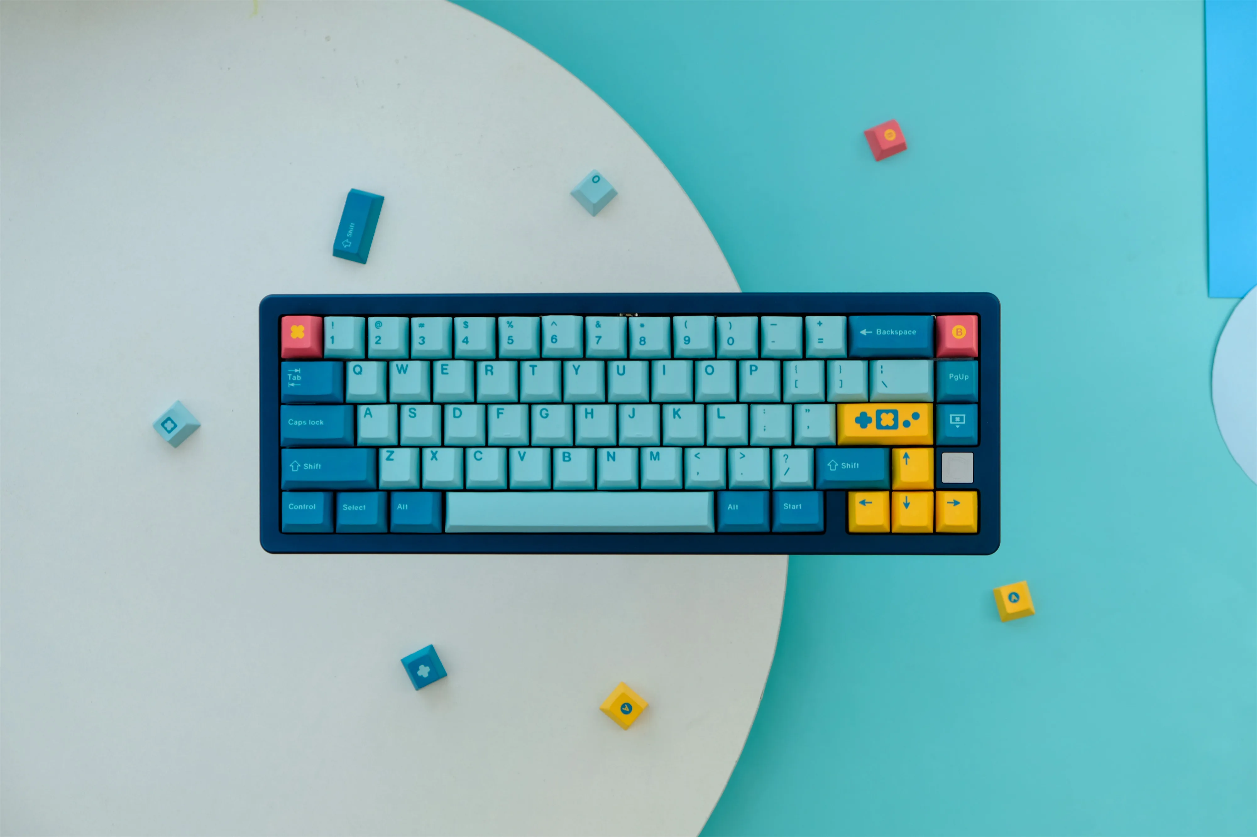 GMK Retro Game Console Keycaps, 129 Keys PBT Keycaps Cherry Profile DYE-SUB Personalized GMK Keycaps For Mechanical Keyboard