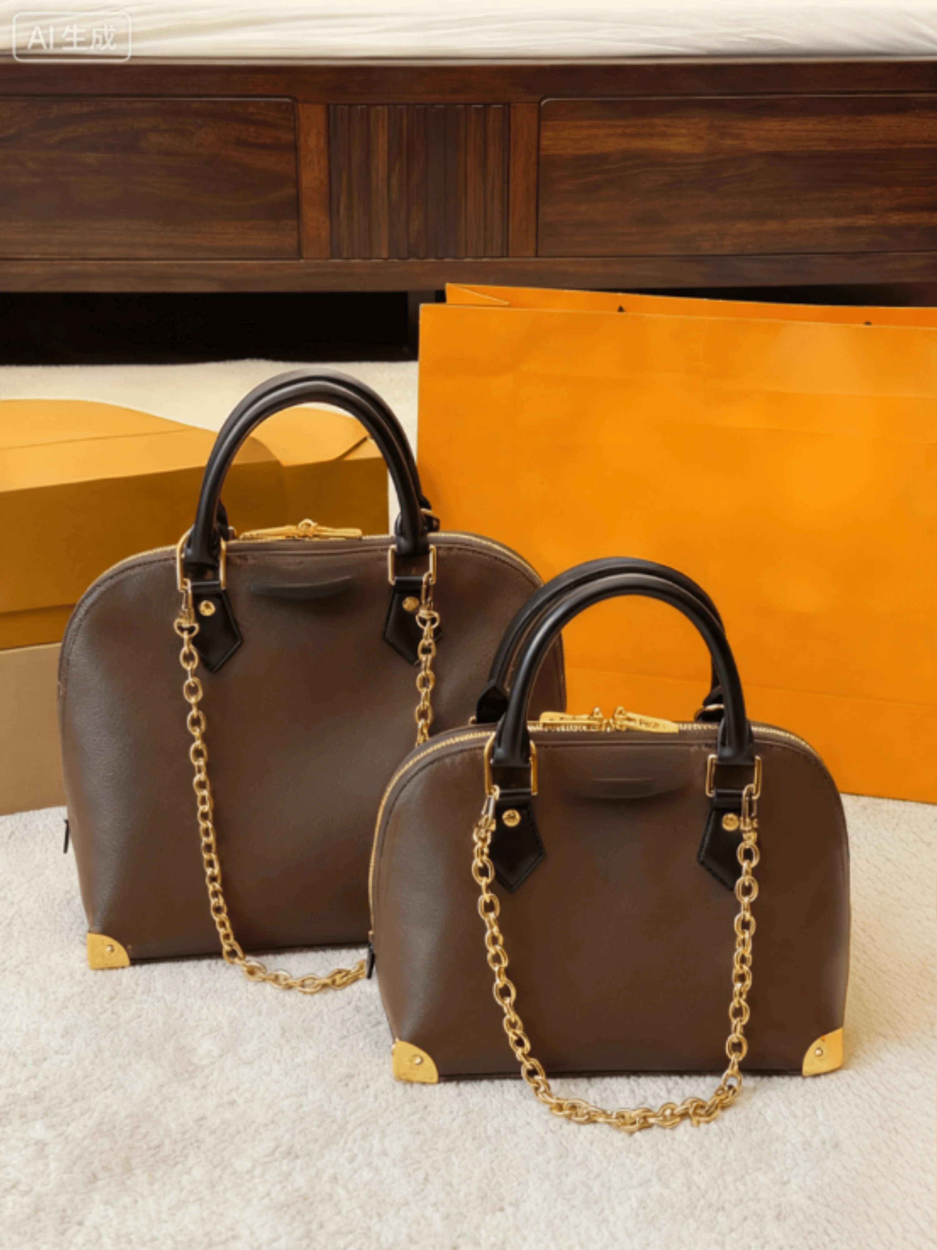 

2025 женская сумка-ракушка, новый стиль, повседневная модная кожаная сумка с принтом, простая и универсальная женская сумка 23*17 см