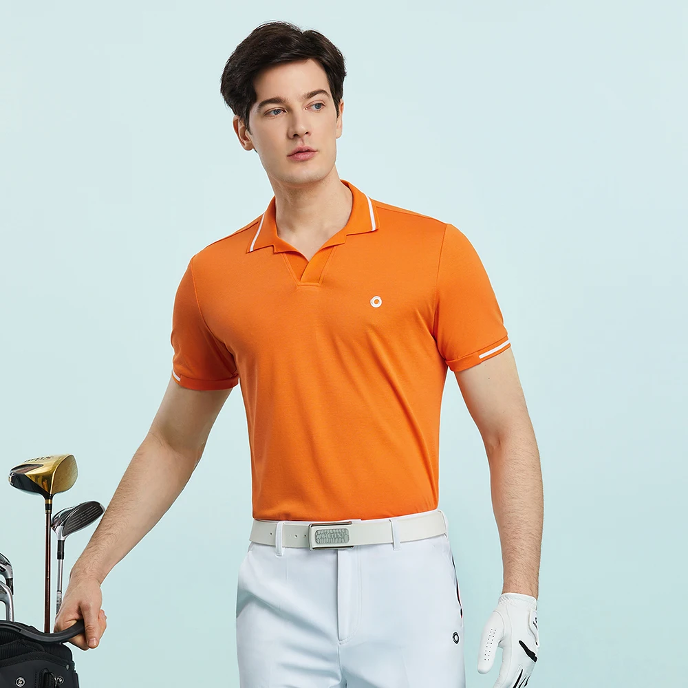 

HELIX Summer Casual T-shirts Mens Short Sleeve Polo Shirts Quick Dry Tee Sports Golf Pullover