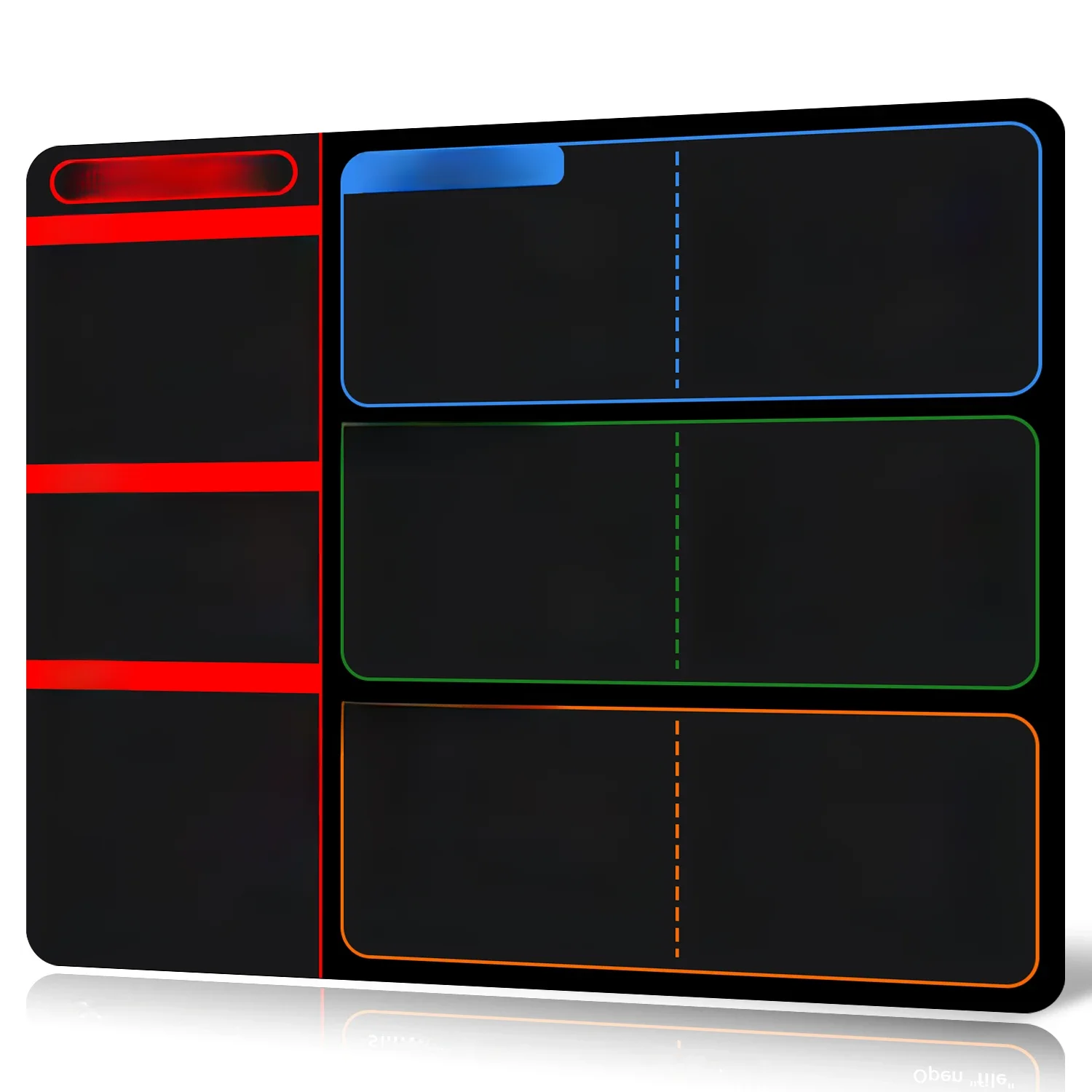 EXCO Shortcuts Mouse Pad Small Office Software Excel Mousepad Smooth Cloth with Non-Slip Rubber Base for Home Computer Laptop