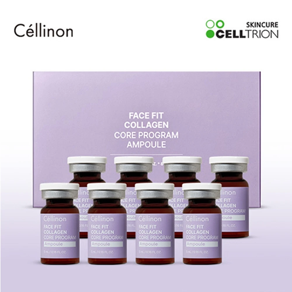 Celltrion Ampoule Collagen Facefit Celine On Core Program, 5ml x 8, Whitening, Anti-Wrinkle Functional Skincare, Skin Care