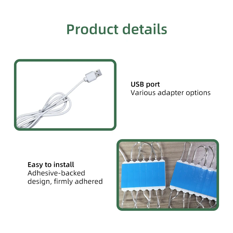 USB LED-spiegel voorlichtstrip, dimbare helderheid, flexibele neonlichtslang voor make-upspiegel, slaapkamer, decoratie