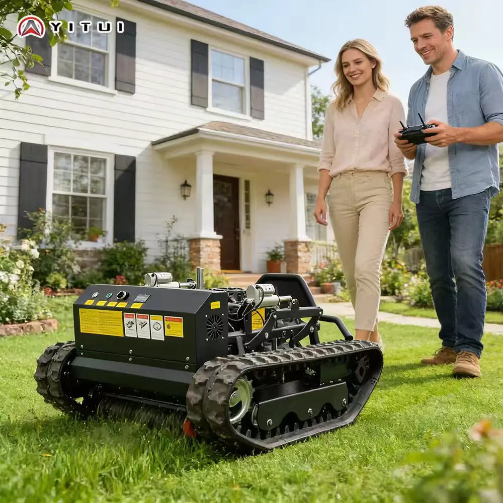 

Customized Crawler Type Professional Lawn Mower Equipped With Snow Removal Accessories Ce Epa Certified Product