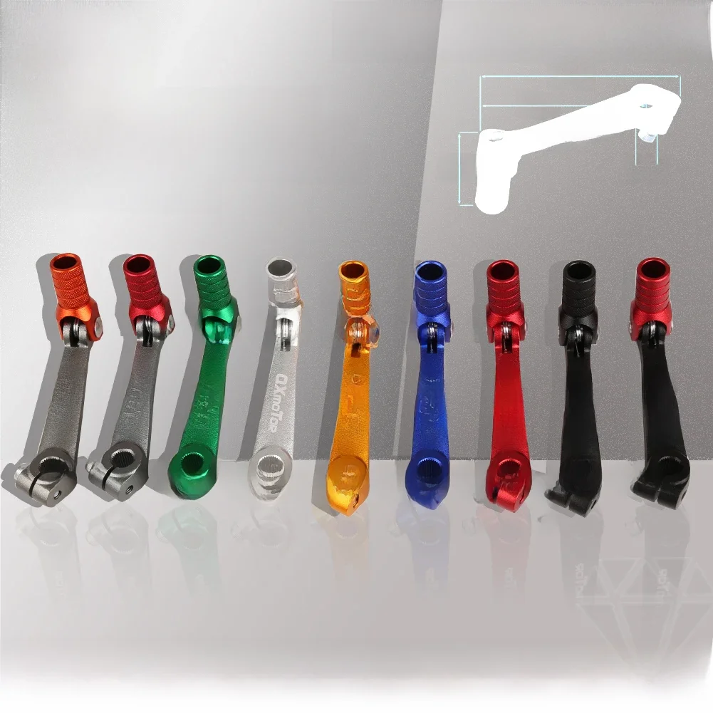 Levier de changement de vitesse pliable en aluminium CNC pour moto, pour Kayo T2 T4 T4L ATV Dirt Bike 110cc 125cc 150cc 200cc 250cc, pièces universelles
