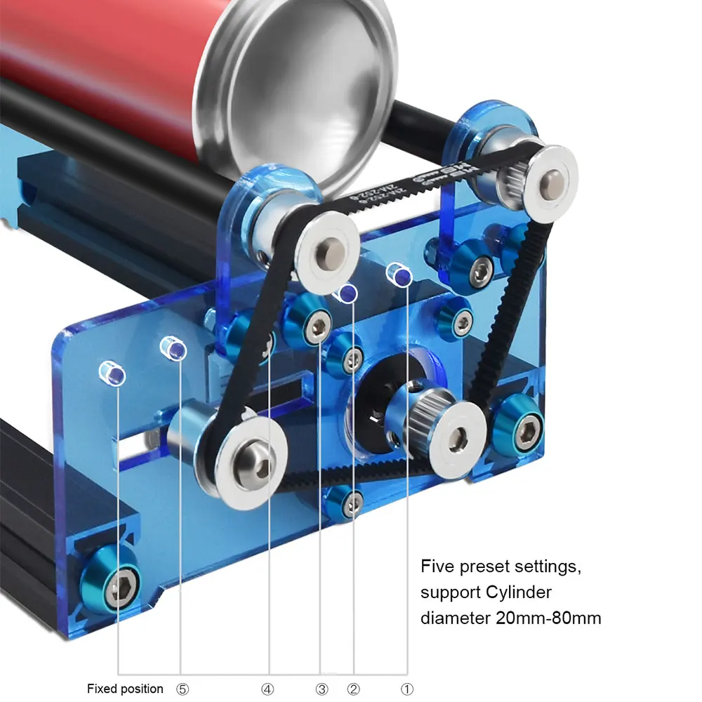 Cnc rotations walze y-axis rotations gravur modul 360 ° rotierendes laser gra vierer y-axis laser modul für objekte dosen becher