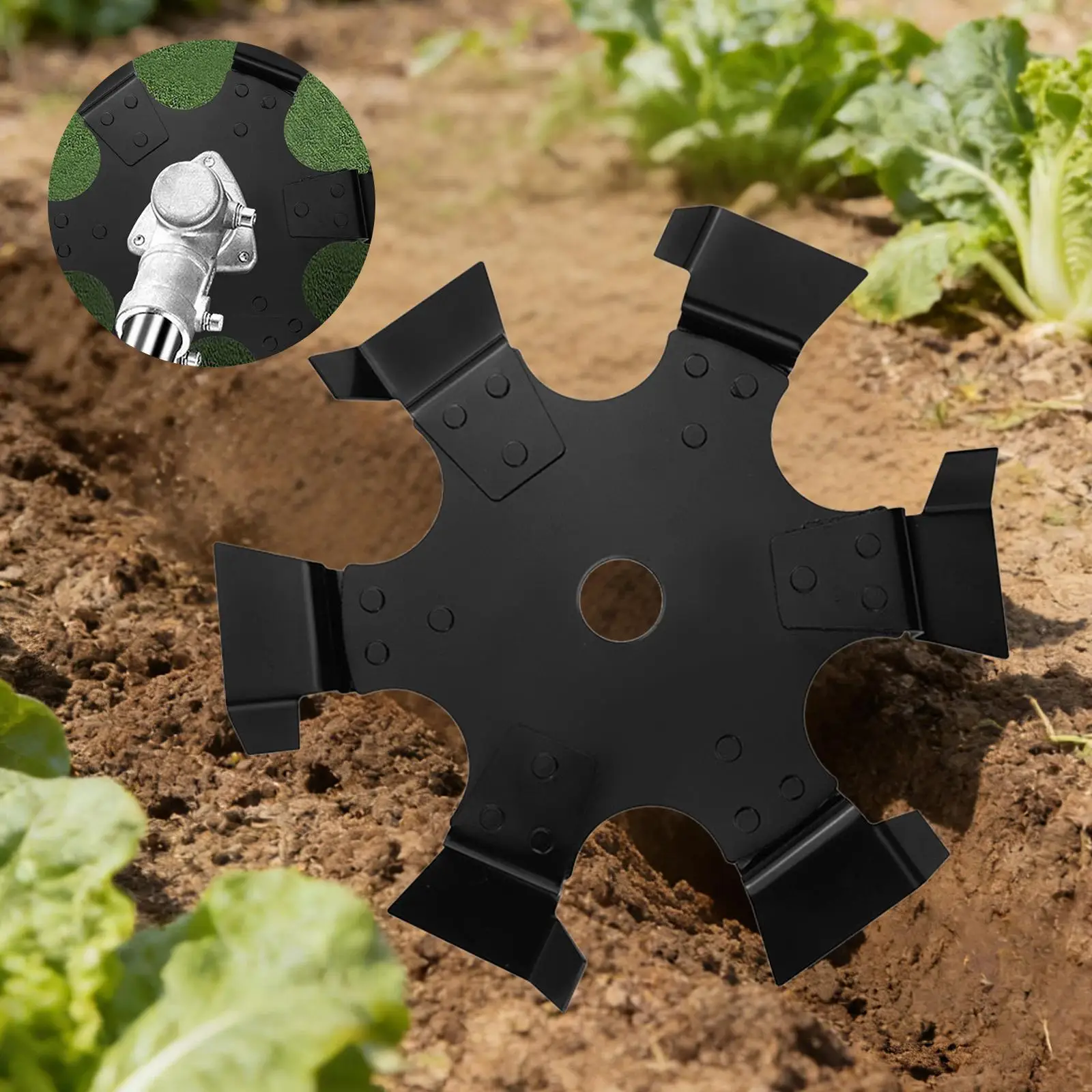 

Режущая головка для газонокосилки-триммера: колесо для прополки, нож для травы, насадка для рыхления почвы