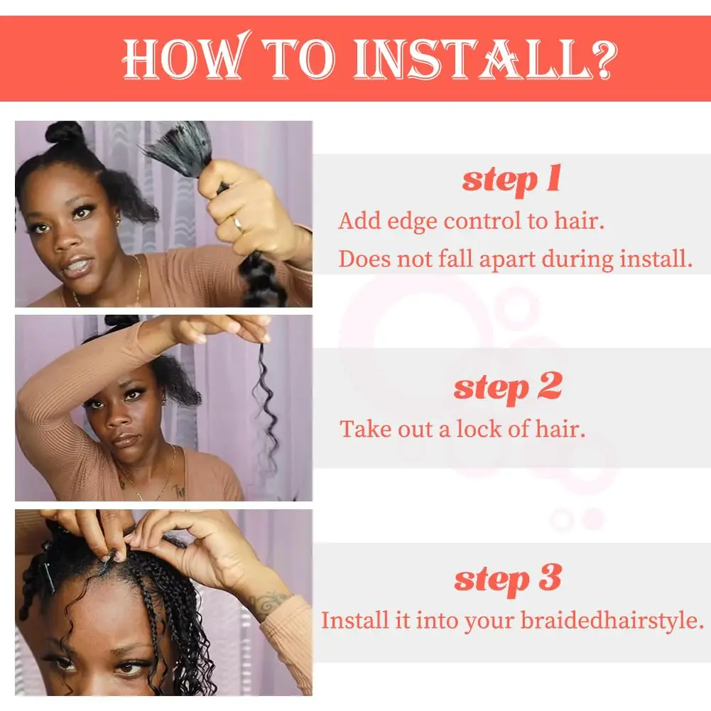 موجة عميقة جديلة الشعر البشري تجديل الشعر البشري مجعد الشعر البشري السائبة لتضفير حزم الشعر البشري الشعر الرطب والمموج 1/2/3 #4