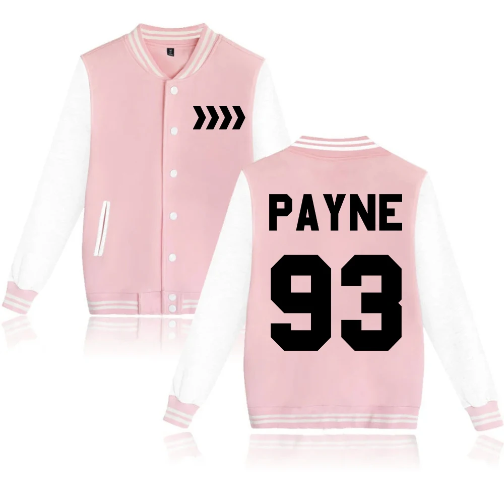 Liam Payne Tribute Hooded rap Payne 93 Jacket Hoodie Women Men Long Sleeve Baseball Uniform Clothes