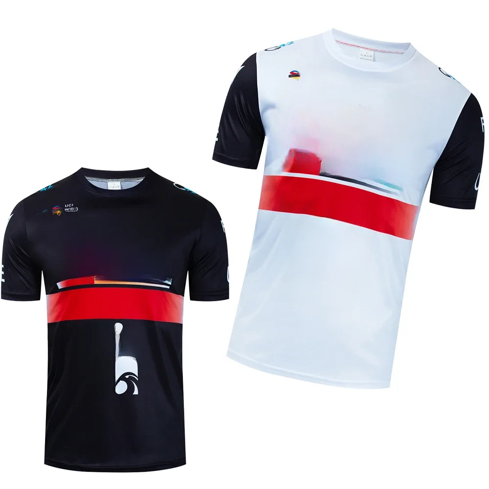 AliExpress CAJA RURAL White UAE Cycling  Jersey 2024 Men's Ciclismo Team Jersey Quick Dry Bike Maillot Sports T-shirt