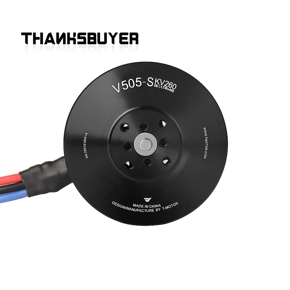 T-Motor UAV Motor Brushless Motor For VTOL Drone Playload 1KG 12S V505 260KV