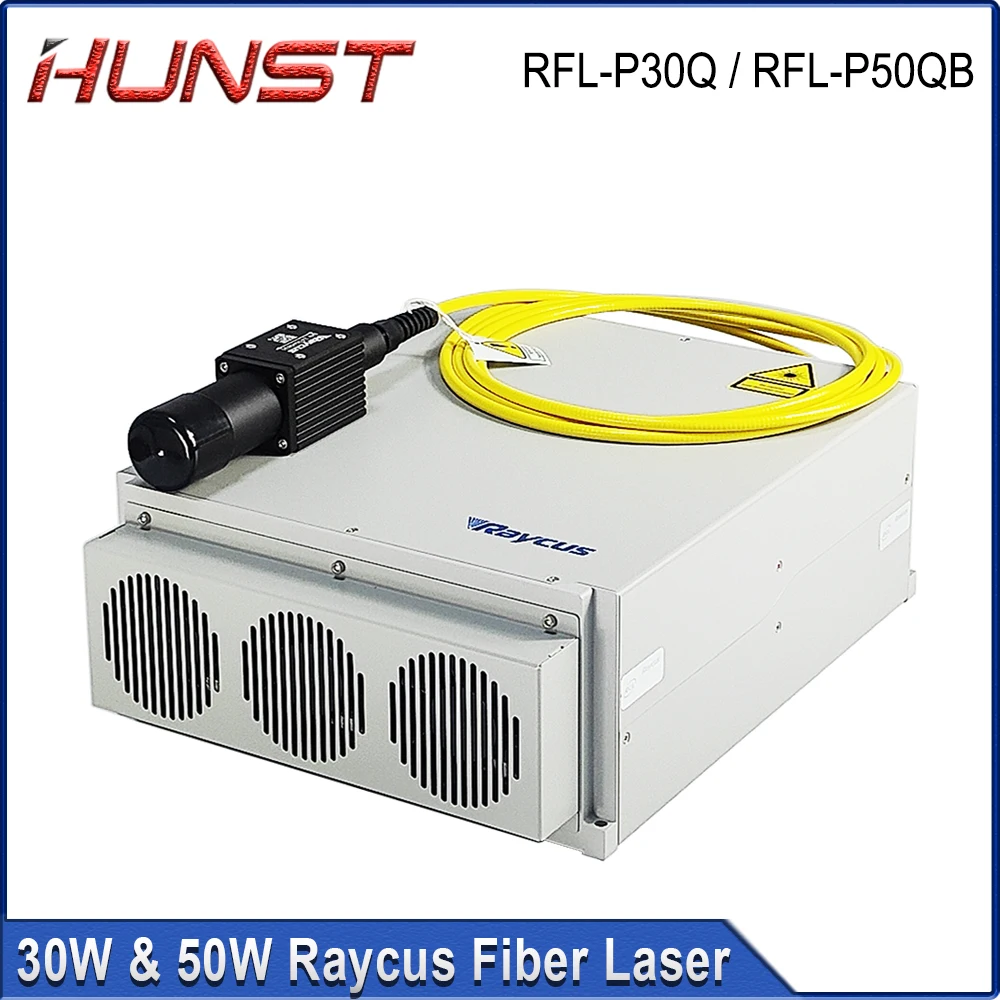 Hunst Raycus 30W 50W Q-switched pulse światłowód źródło lasera wyjście złącze ochronne do maszyny laserowej YAG RFL20QE/30Q /50QB