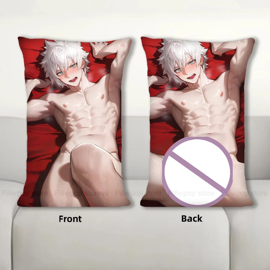 

Dakimakura Anime Red bedsheet Body Pillow Cover Sofa Cushion Double-side Print Throw Pillow Case 40X60cm