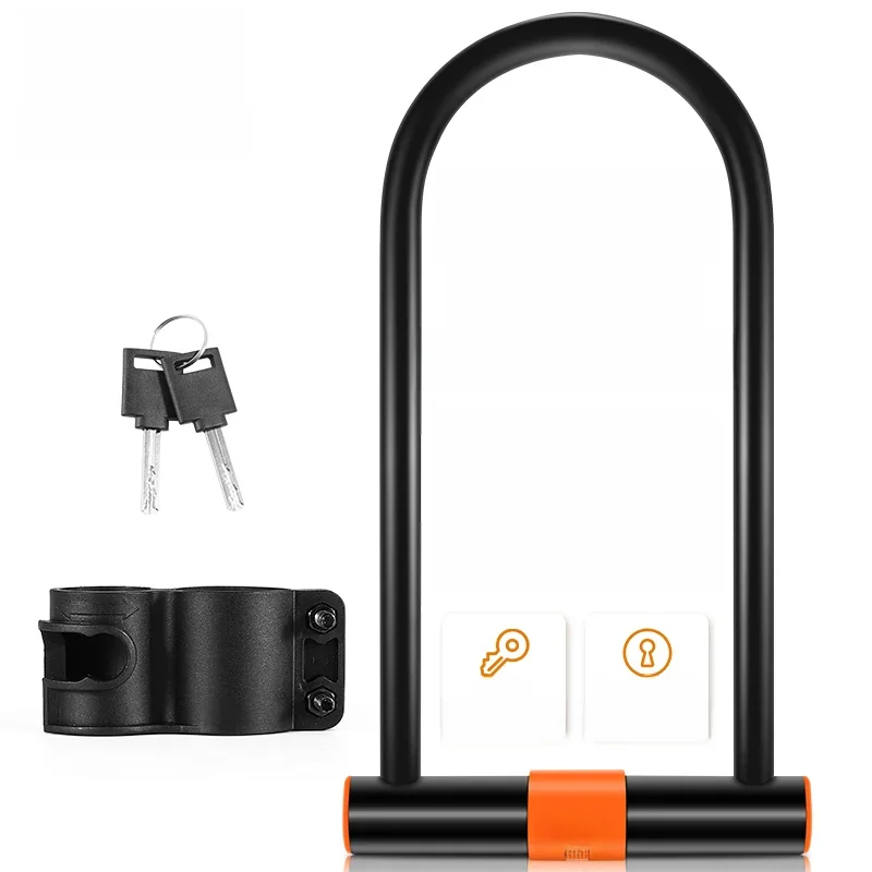 AliExpress West Biking WEST BIKING Bicycle U Lock Portables Mountain Road Bike Padlock Anti-theft Security Scooter