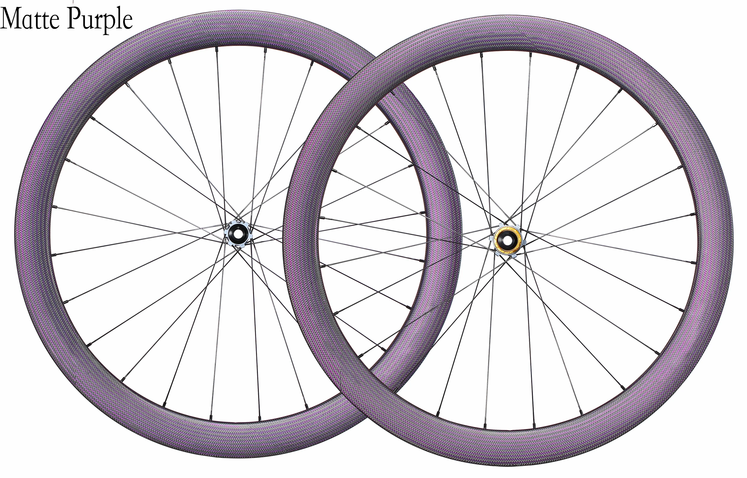 Rennrad-Scheibenbremsenlaufräder mit Ratchet-System, 700C 36T Wave Carbon Laufradsatz, 50mm Profilhöhe, Rennrad-Speichenlaufräder, 24 Speichen, Aero Carbonfaser-Laufräder – Detail 24