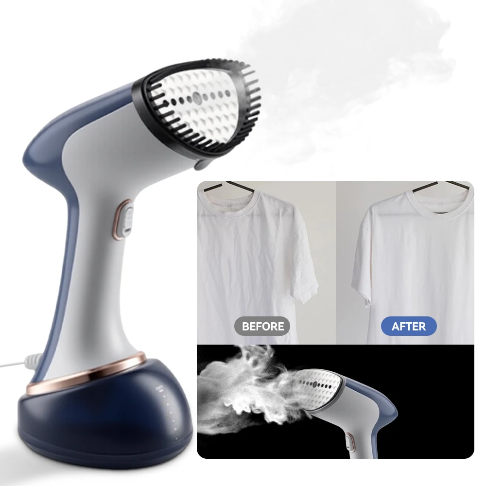 Handdampfglätter 1500 W mit 360-ml-Tank – Faltenfrei Reisen