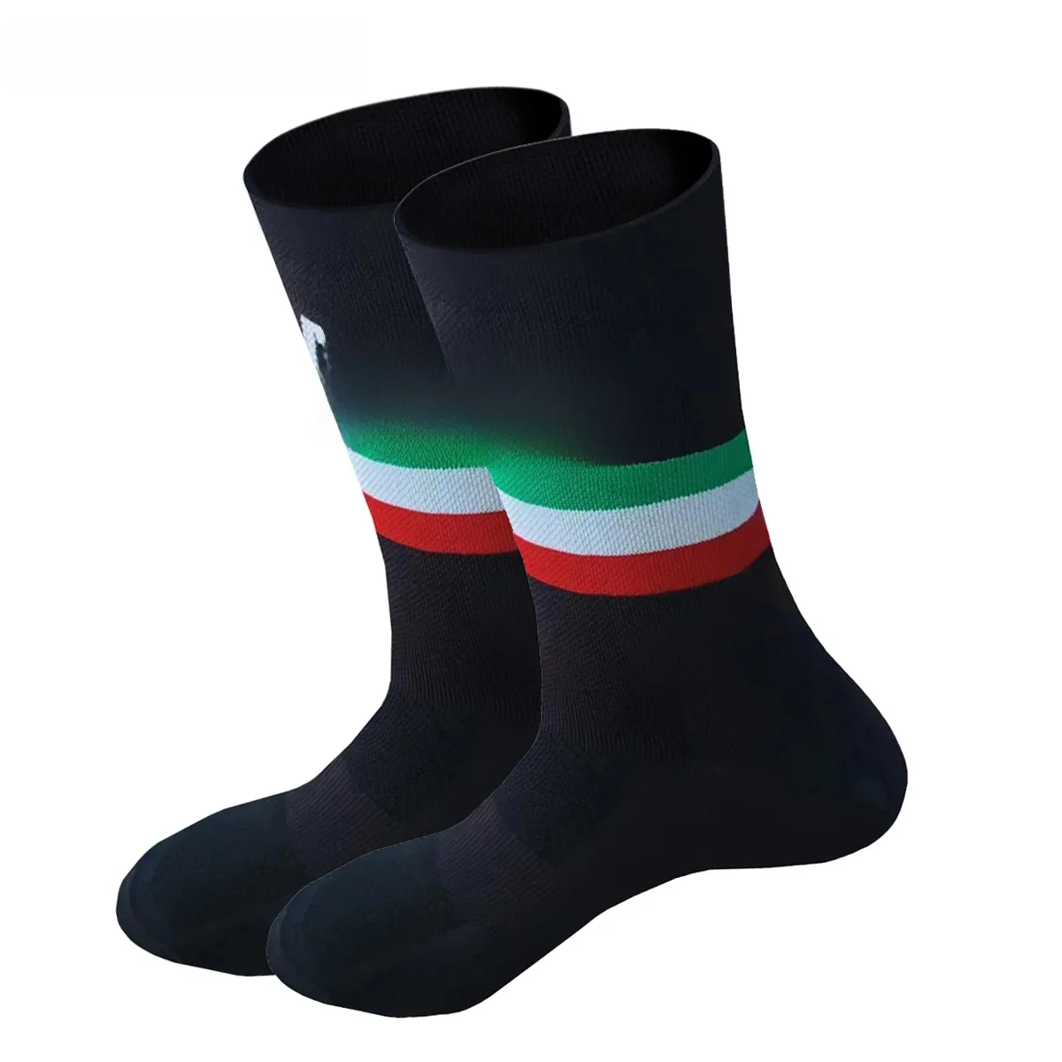 AliExpress NONE ITALIA Cycling Socks Quick Black Dry Mid-calf Football Socks MEN Women Round Cup Anti Slip Runing MTB BIKE SOCKS