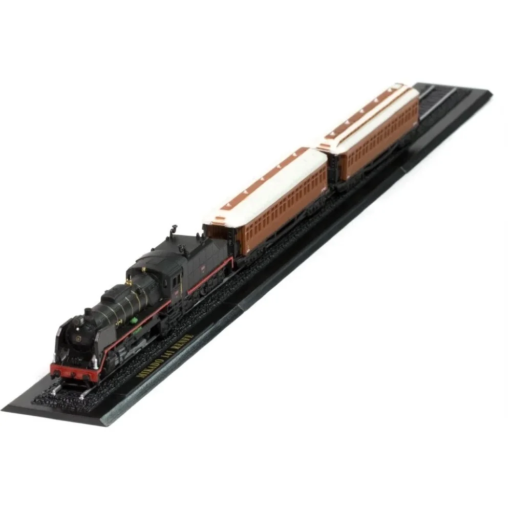 Atlas Editions, Tren RENFE Mikado 141, Escala 1:220 Z, Maqueta Diecast Estática sin Motor, Grandes Trenes del Mundo, Ruedas Giran Vagones Separables Base con Railes y Nombre, Caja Estuche Embalaje Original