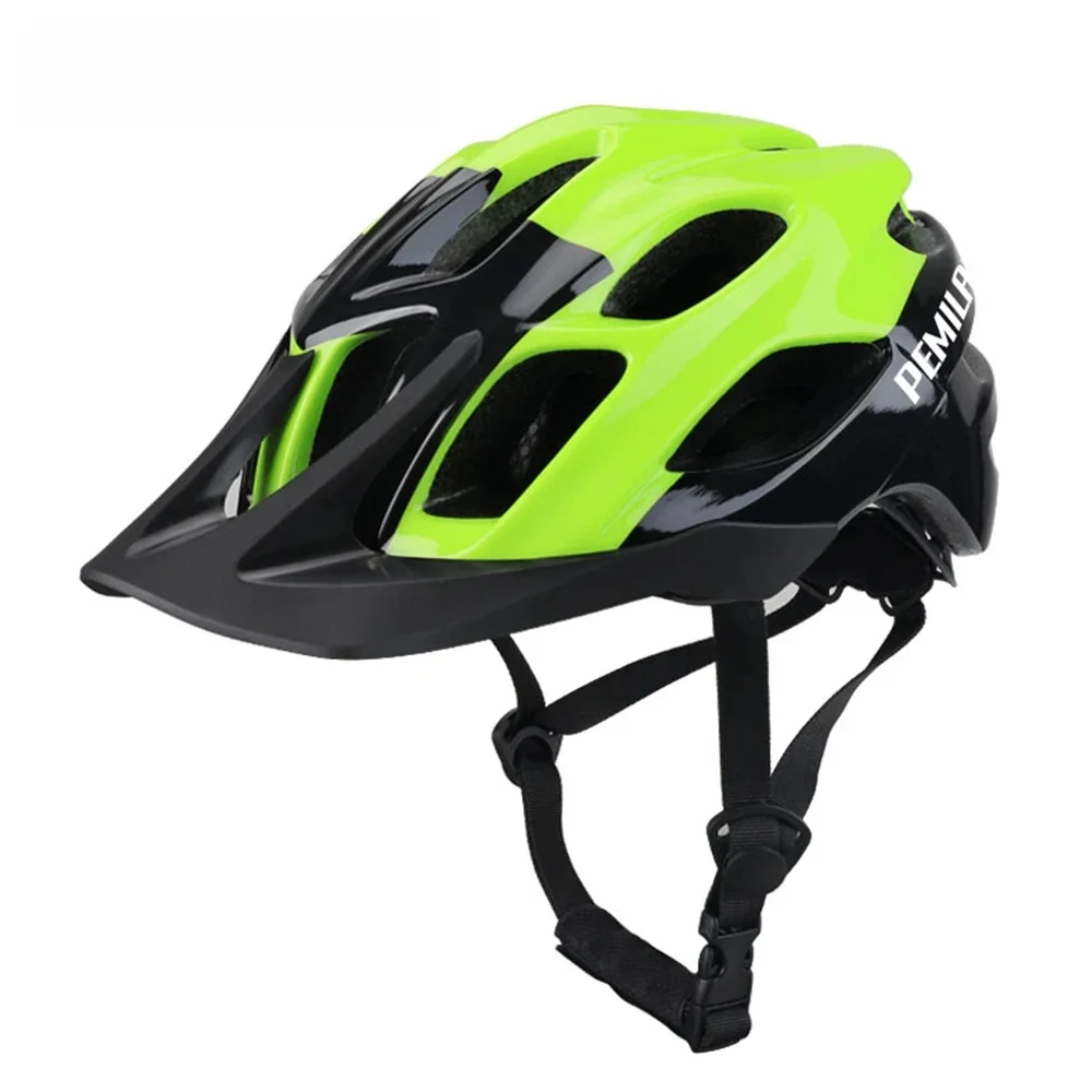 AliExpress PEMILA DH MTB Bicycle Helmet Integrally-molded Outdoor Sports Road Mountain Bike Helmet Ultralight Racing Riding Cycling Helmet