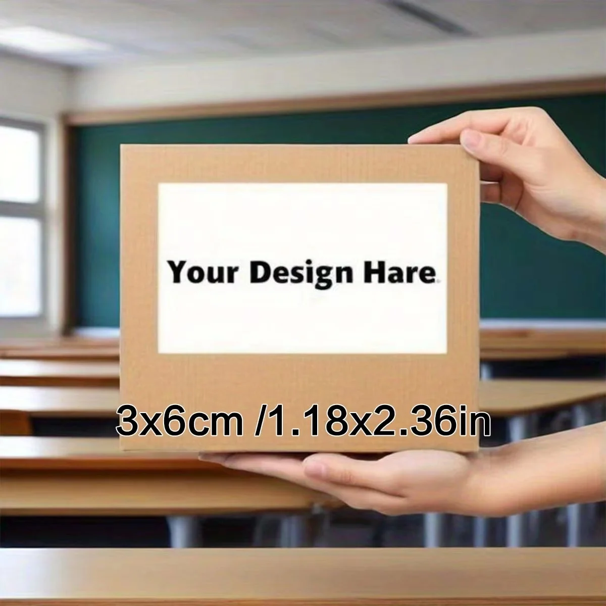 Custom Rectangular Stickers – Personalized Logos & Images – Self-Adhesive Labels – Suitable for Business, Gifts, and Packaging view 3
