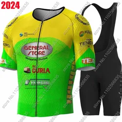 General Store Essegibi F.Lli Curia 2024 Cycling Jersey Men Short Sleeve Clothing Road Bike Shirts Suit Bicycle Bib Shorts MTB