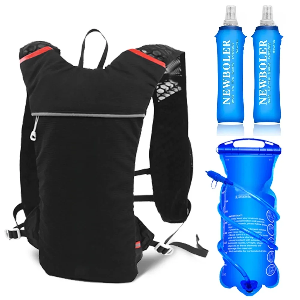 AliExpress NEWBOLER Trail Running-ultra-light 5L Backpack, Running Hydration Vest, Marathon, Bicycle 2L Water Bag
