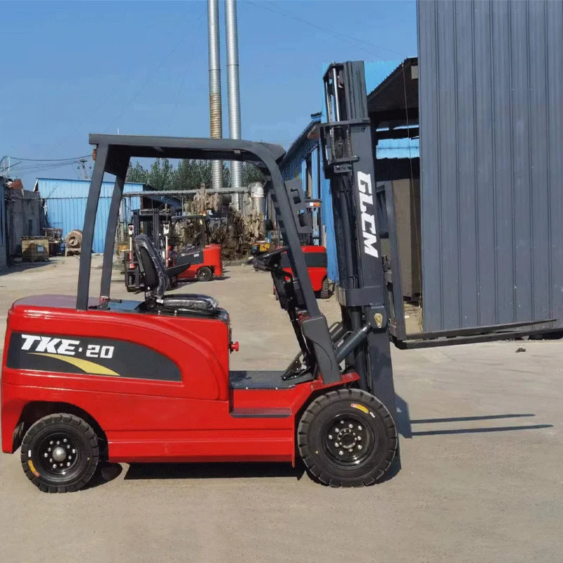 رافعة شوكية كهربائية بأربع عجلات بسعة 13 طن، شاحنة نقل مكدس هيدروليكي أوتوماتيكية لتفريغ تحميل المستودعات