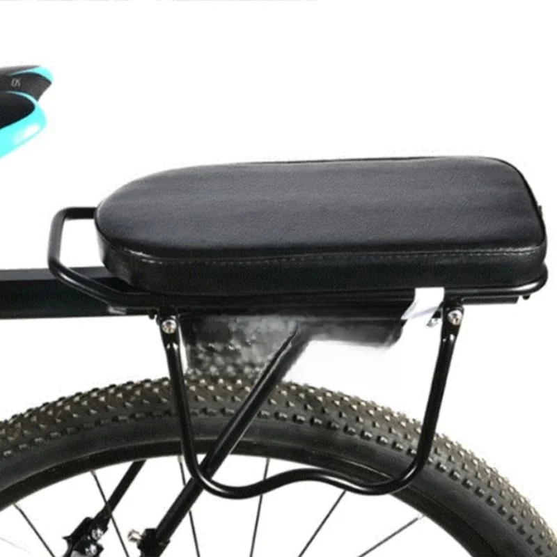 AliExpress NONE Cushions Mountain Bicycle Rear Cushion Backrest Passenger Rear Shelf Electric Car Seat Childrens Seat Foot Pedal Combination