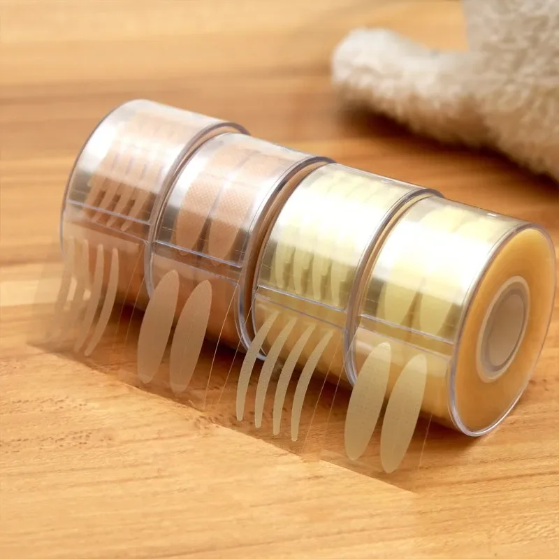 Bandes de Levage des Yeux, Double Bande de Paupière, Gris Clair, Grands Yeux Invisibles, Double Contient un Autocollant, Outils de Maquillage, 600 Pièces
