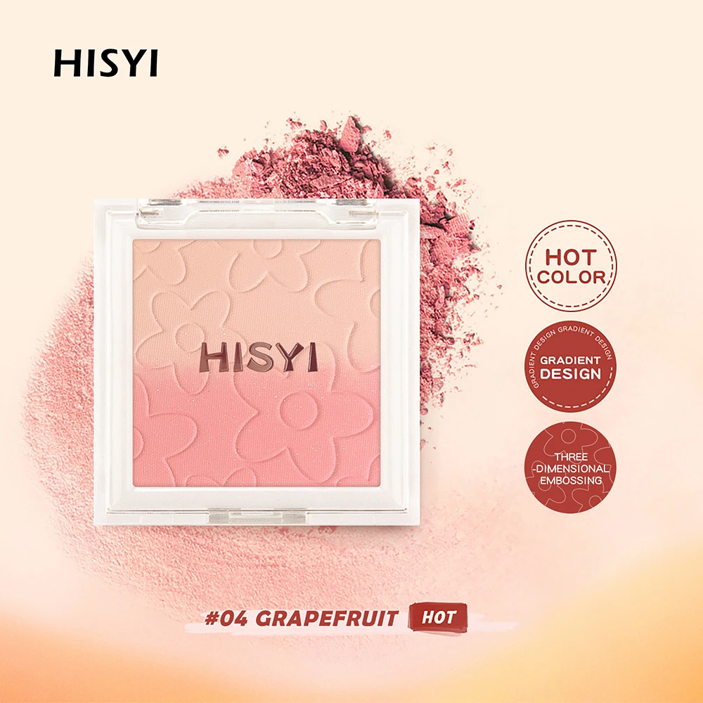 أحمر خدود وردي غير لامع متدرج - ضوء النجوم غير اللامع، قابل للبناء والمزج للوجه والعينين، مقاوم للماء يدوم طويلاً، عيد الميلاد والشتاء #6