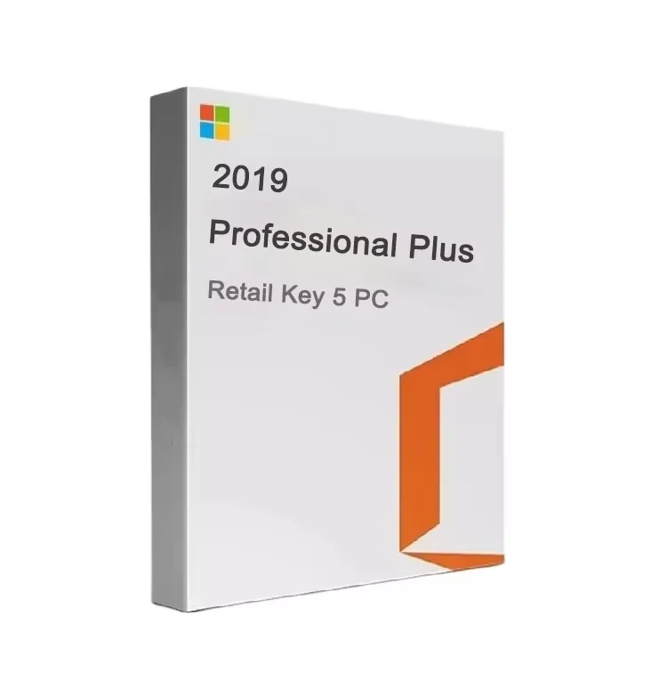 Ключ онлайн-активации 2019 Professional Plus Розничный ключ 5 шт.