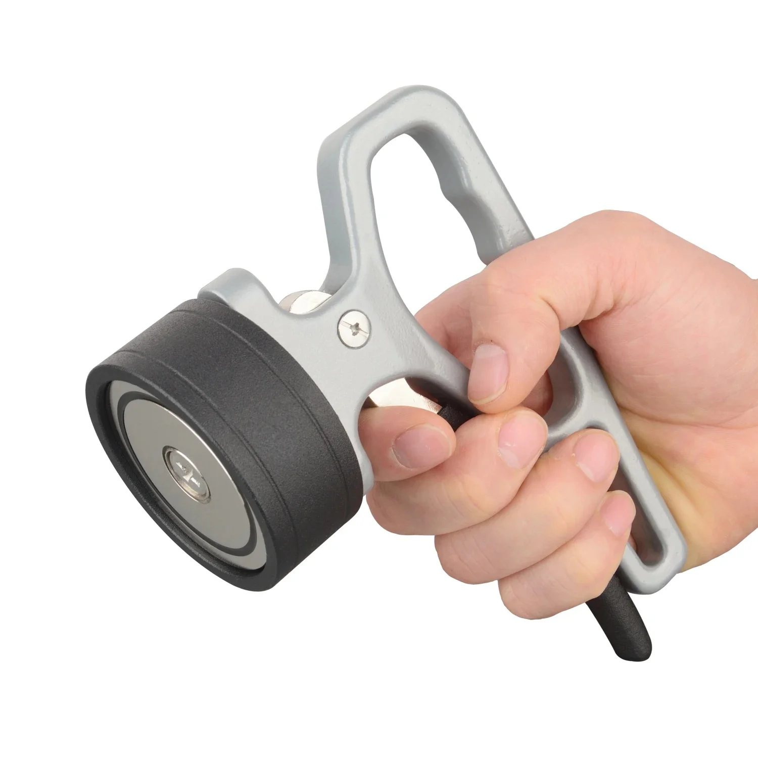 Wytrzymałe, mocne narzędzie do podnoszenia magnetycznego Podnoszenie magnesu Szybkie zwalnianie Przenośny kolektor materiałów Ergonomiczny uchwyt Żelazna płyta — zdjęcie 2
