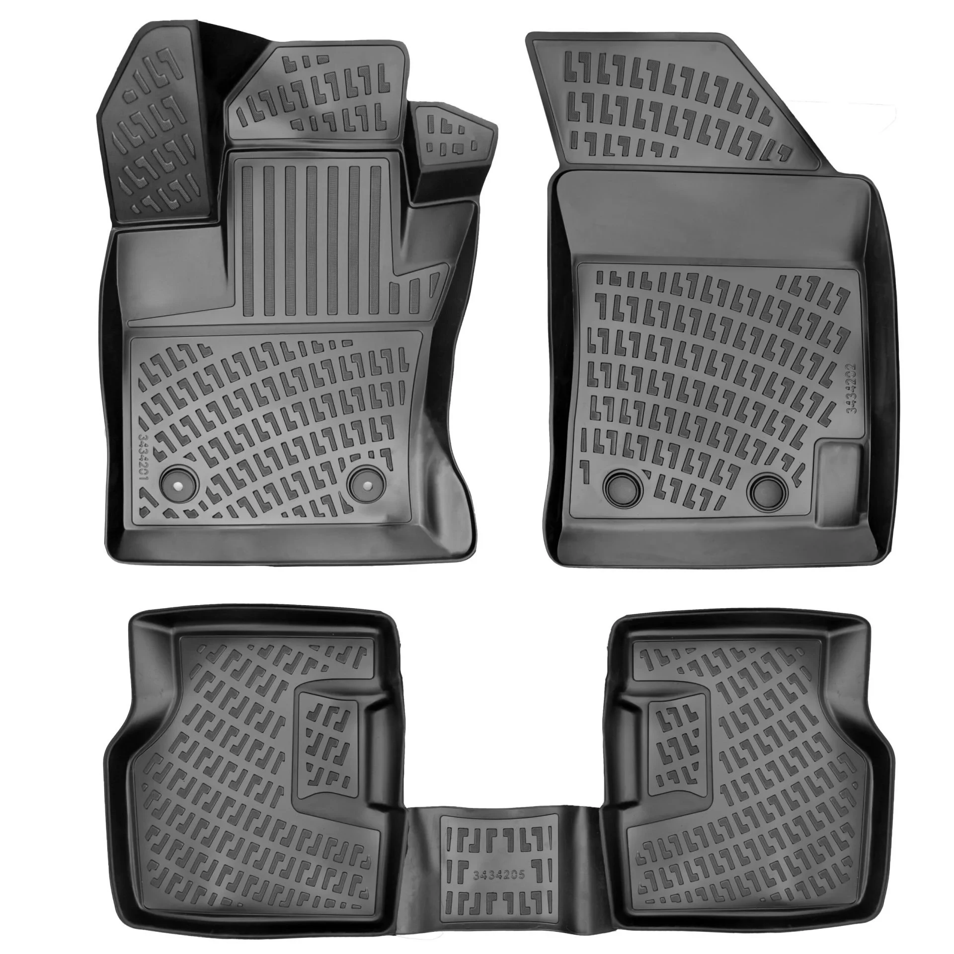 Floor Mats + Cargo Trunk Liner Fits Alfa Romeo Tonale 2022-2024 Set - All Weather Maximum Coverage - Water Resistance