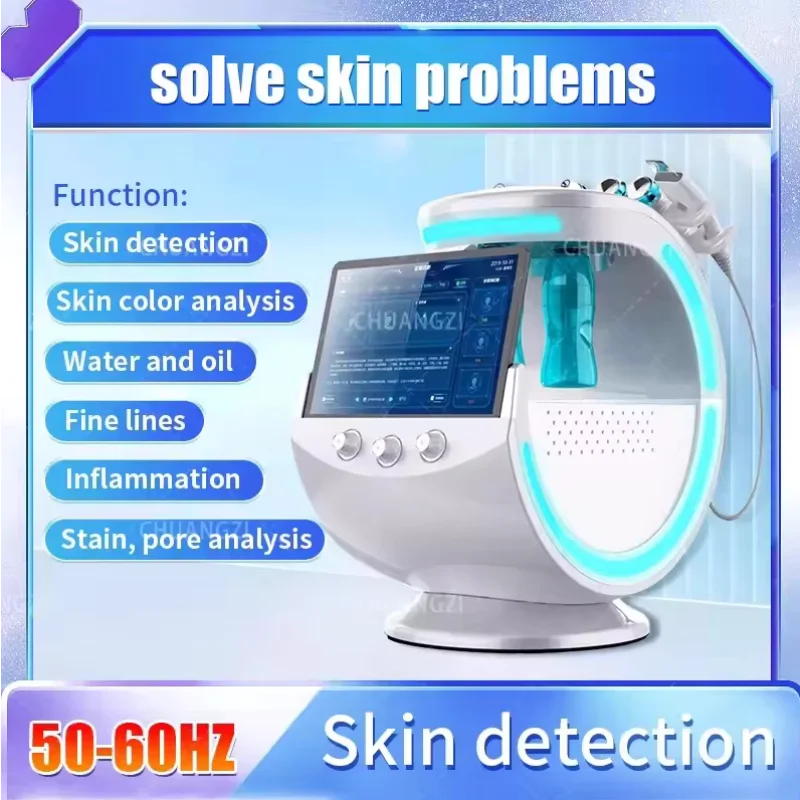 Hydro Oxygen Water Dermabrasion Skin Care Machine Diamond Facial Cleansing Dead Skin Removal Skin Rejuvenation Spa Care Device